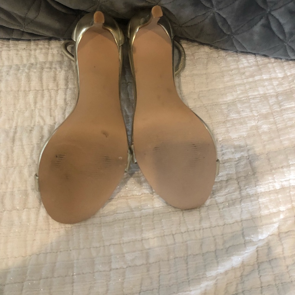 Brand New Gold Heels - Picture 3 of 3